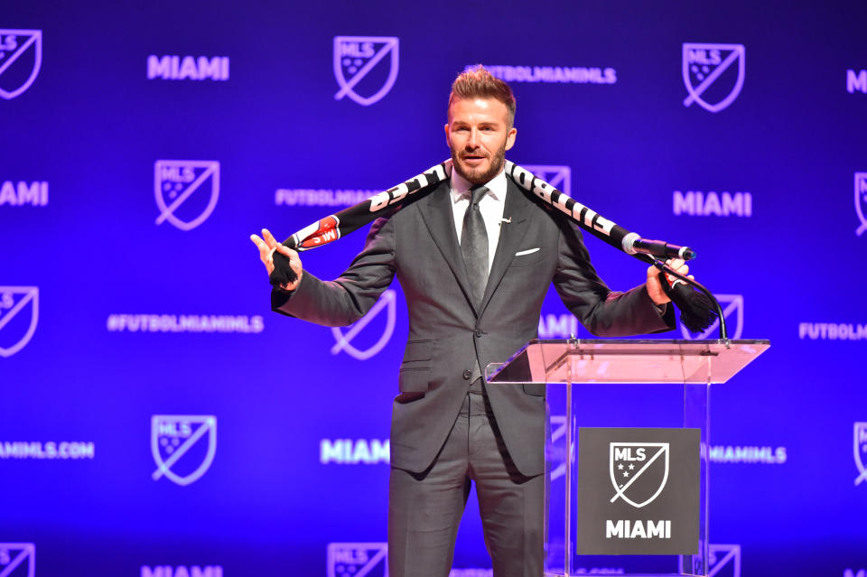 David Beckham tendrá equipo de la MLS en Miami en 2020. Getty Images.