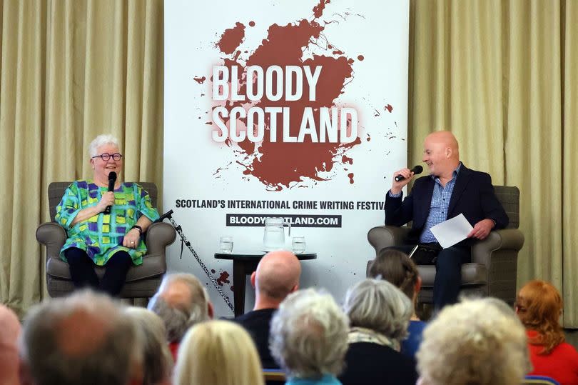 Val McDermid discussed her new book at the event in Stirling's Golden Lion Hotel