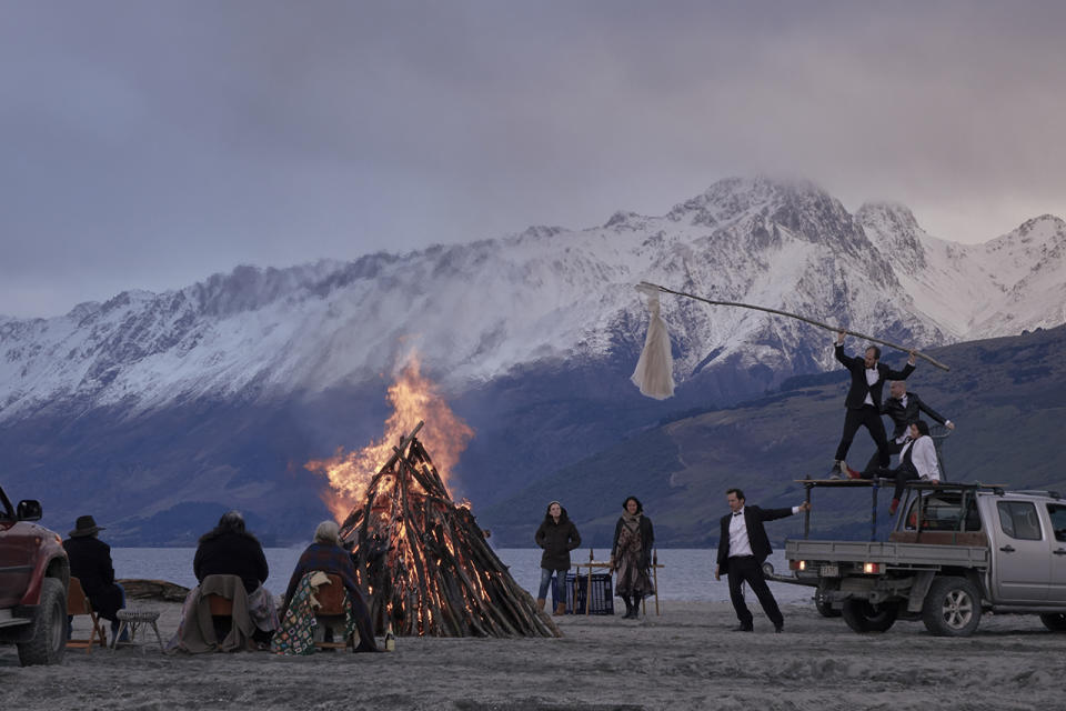 <p>Elisabeth Moss as Robin Griffin, Jacqueline Joe as Tui Mitcham in Sundance TV’s ‘Top of the Lake: China Girl’<br>(Photo: Sally Bongers/See-Saw Films) </p>