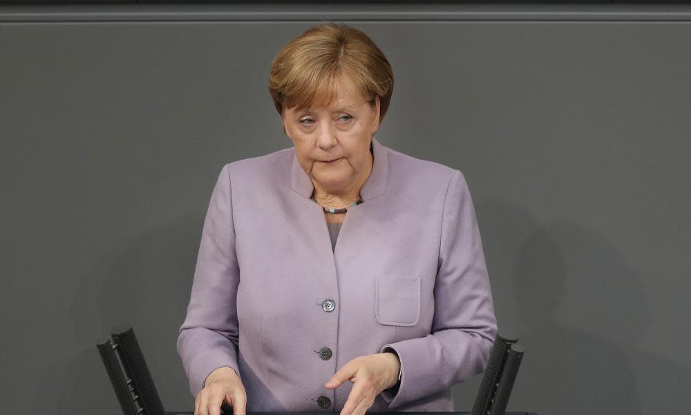 Angela Merkel told the Bundestag on Friday that British politicians were living under an illusion. 