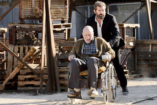 Everett Collection Patrick Stewart and Hugh Jackman in ‘Logan’