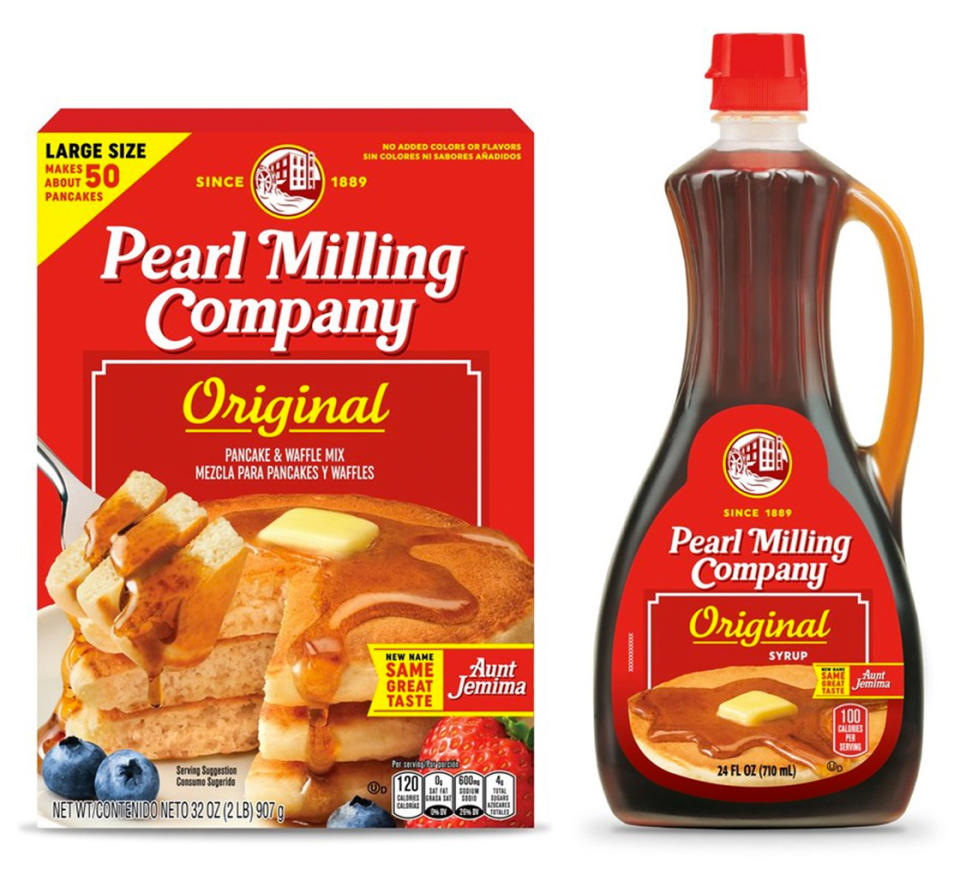 Image: Pearl Milling Company, Aunt Jemima rebrand (Courtesy PepsiCo, Inc.)