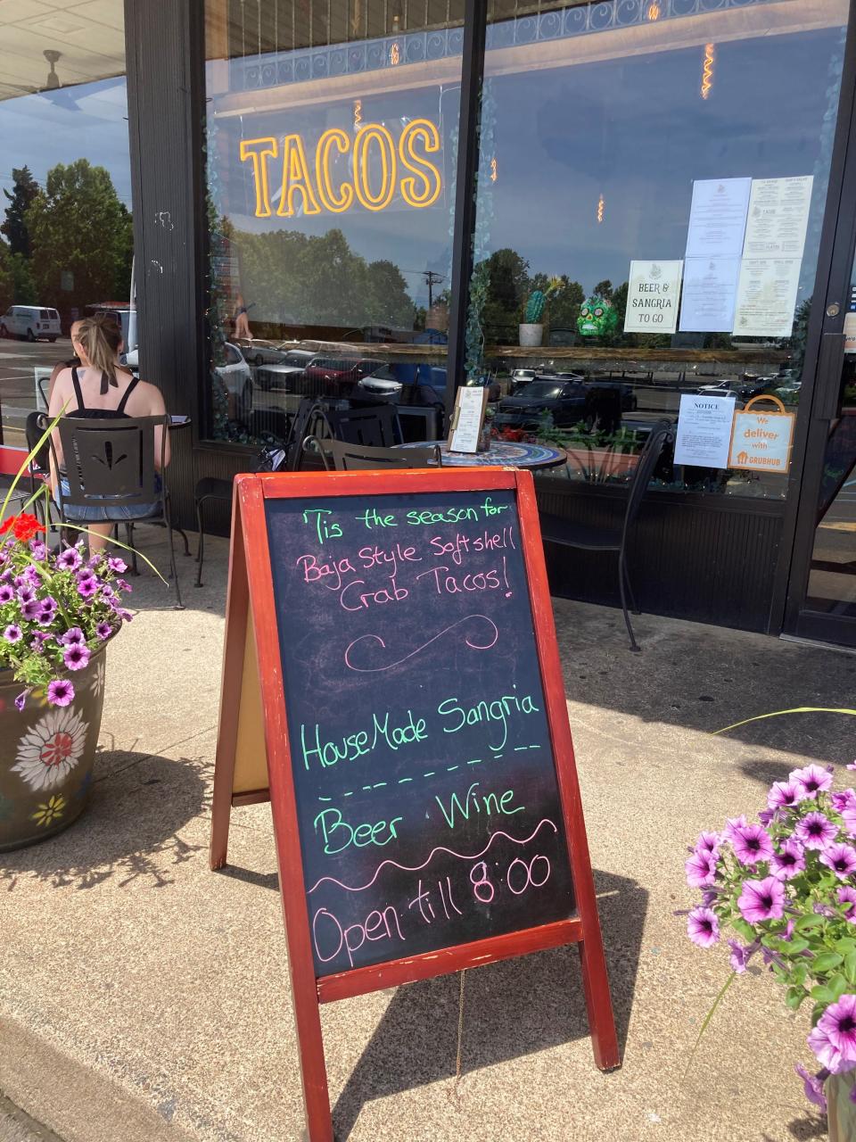 The exterior of Craft Taqueria in New City is all about tacos. Photographed June 8, 2022.