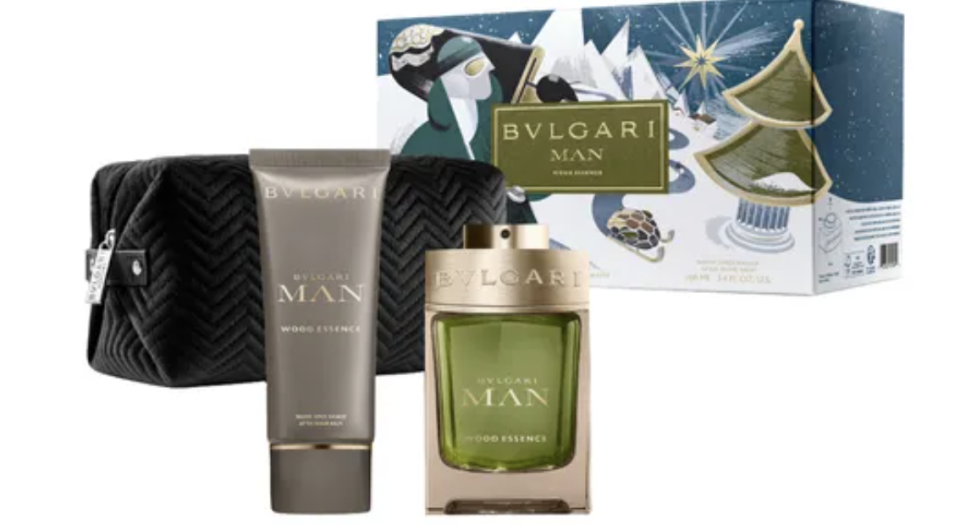 Bvlgari Man Wood Essence Eau De Parfum Pouch Set. PHOTO: Sephora