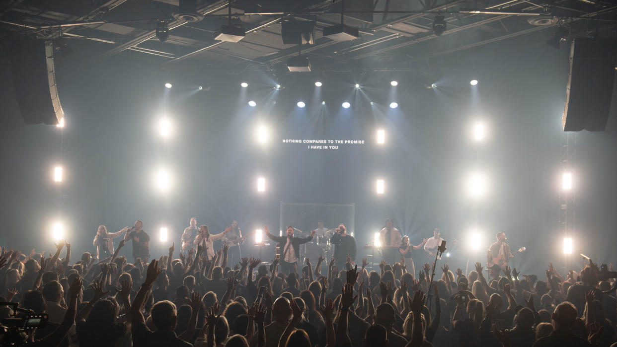  Journey Church pumps up the volume with a live performance with communications provided by Studio Technologies. . 