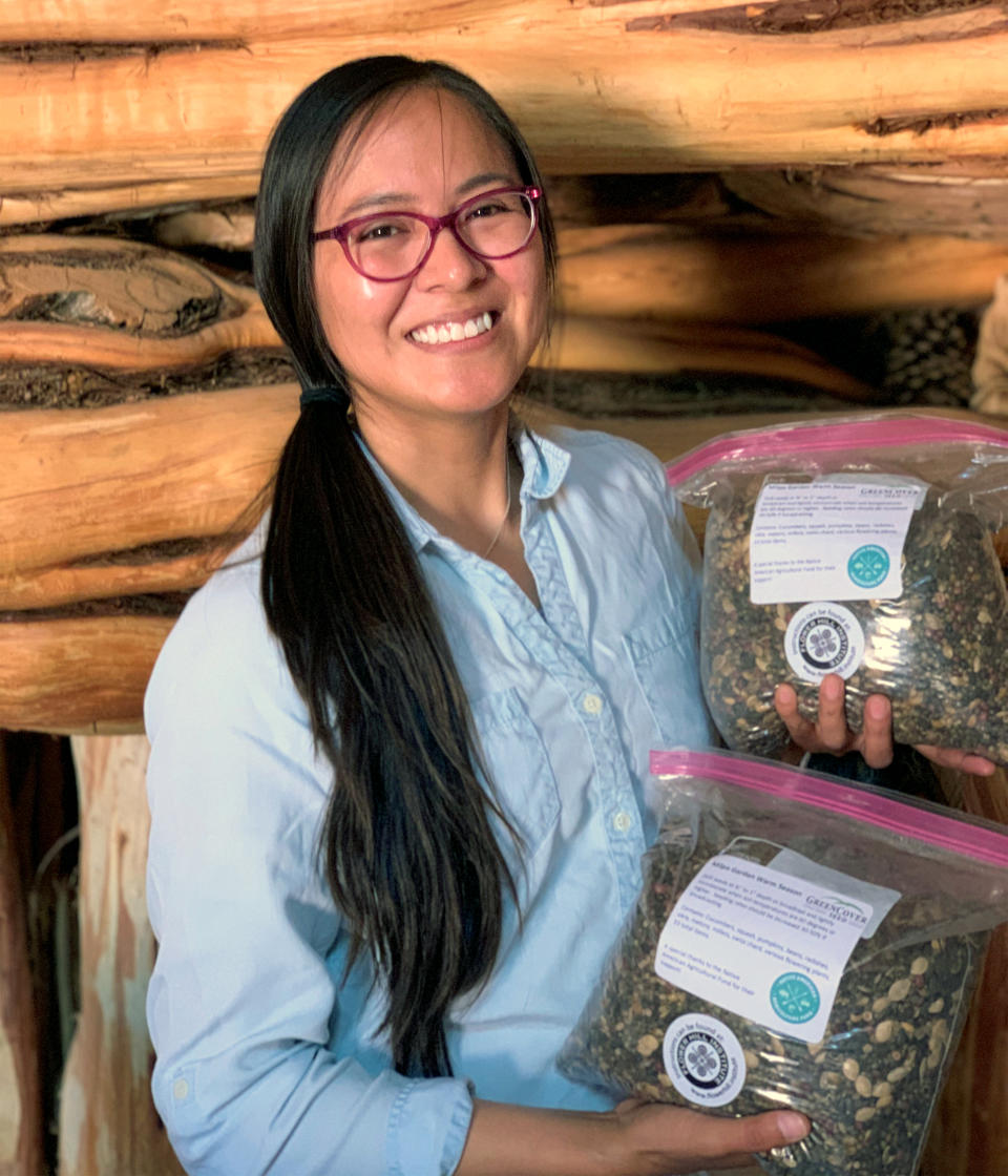 Cynthia Wilson, the traditional foods program director of Utah Dine Bikeyah, is mailing indigenous seeds as part of the 