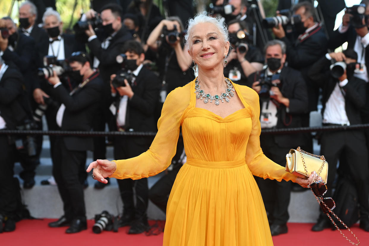 CANNES, FRANCE - JULY 06: Dame Helen Mirren attends the 