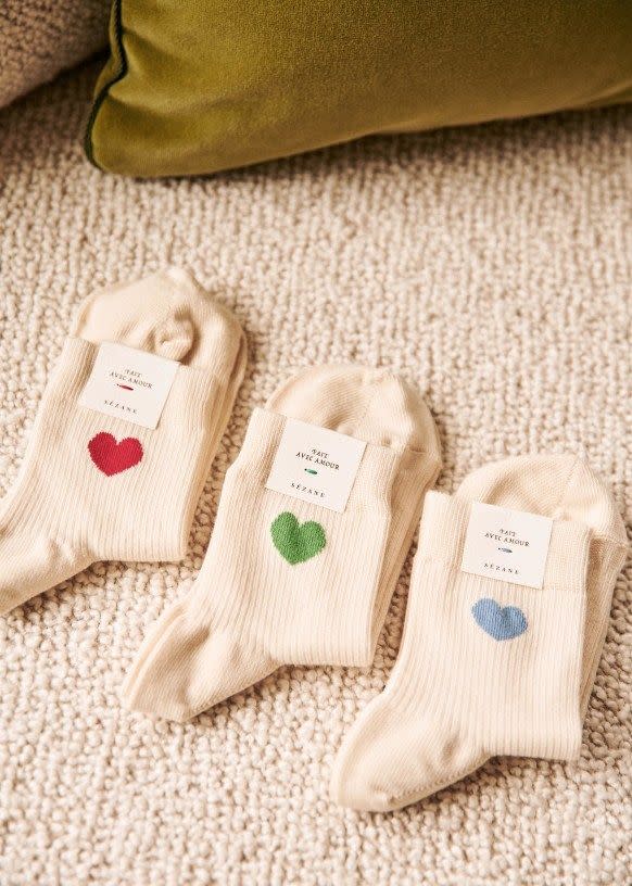 25) Heart Socks