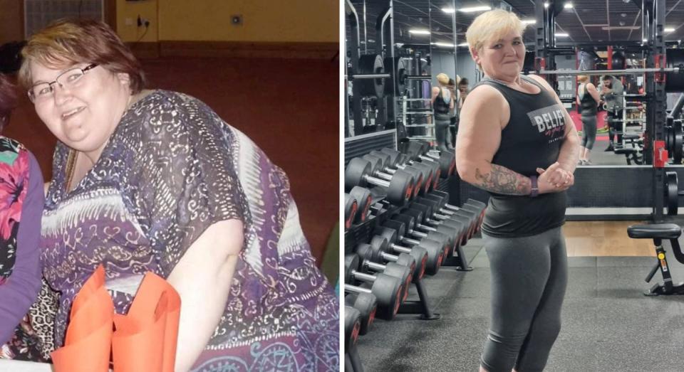 Dee Hodgson saw an incredible 18st weight loss after deciding to change her diet and lifestyle. (Dee Hodgson/SWNS)