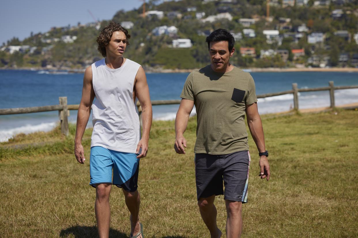  Home and Away spoilers, Theo Poulos, Justin Morgan. 