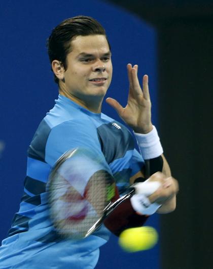 Raonic, who lost to Viktor Troicki in Beijing last week, will try to go further in Shanghai. (REUTERS/Kim Kyung-Hoon)