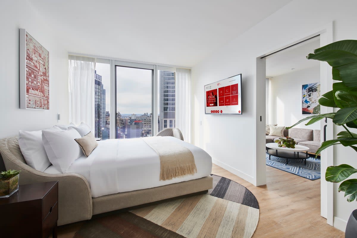 Wake up to a glorious Manhattan skyline view at Virgin Hotels New York (Virgin Hotels)