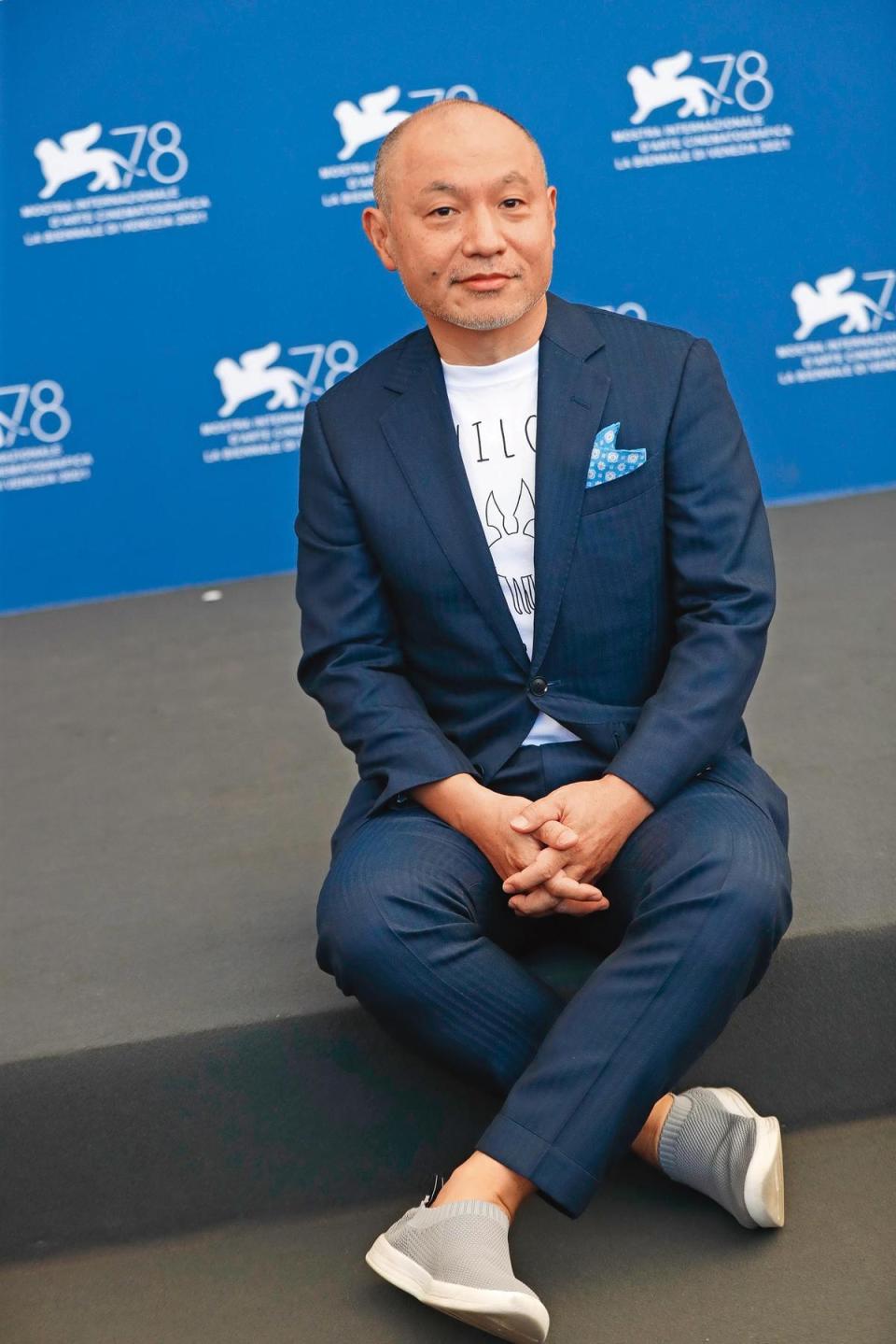 動畫導演湯淺政明帶著新作《犬王》，到威尼斯影展舉行全球首映。（東方IC）