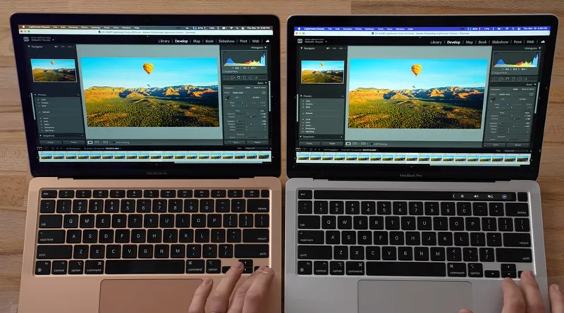 M1 版 MacBook Pro vs MacBook Air 全方面比較