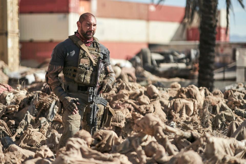 ARMY OF THE DEAD (Pictured) DAVE BAUTISTA as SCOTT WARD in ARMY OF THE DEAD. Cr. CLAY