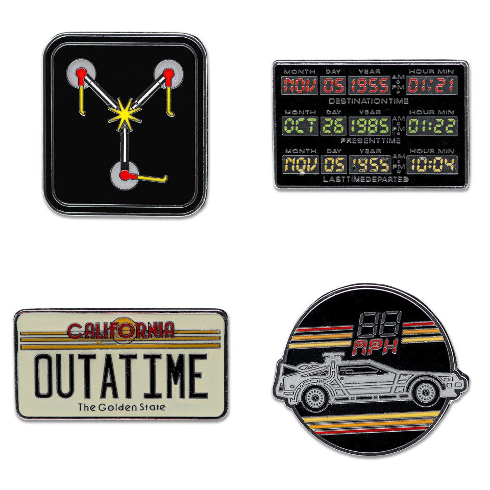 'Back to the Future' pins from Loungefly (Photo: Loungefly) 