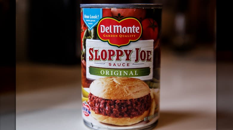 Canned sloppy joe filling