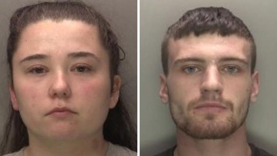 Nicola Priest (L) and Callum Redfern (R) were convicted of the death of three-year-old Kaylee-Jayde Priest (West Midlands Police)