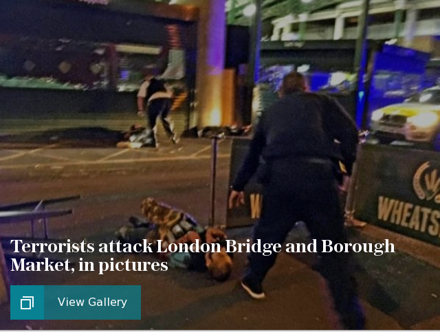 Two dead after reported stabbings on London Bridge, in pictures