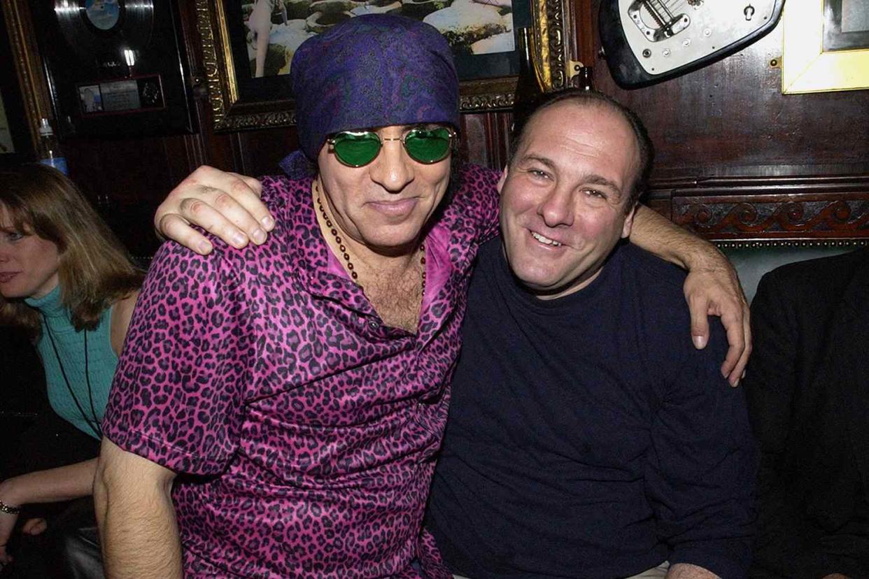 <p>KMazur/WireImage</p> Steven Van Zandt and James Gandolfini. 