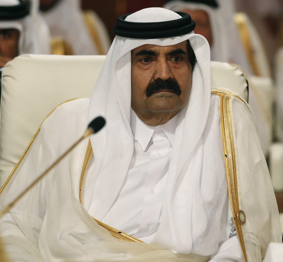 Le cheik Hamad ben Khalifa Al Thani, émir du Qatar depuis 1995. AFP