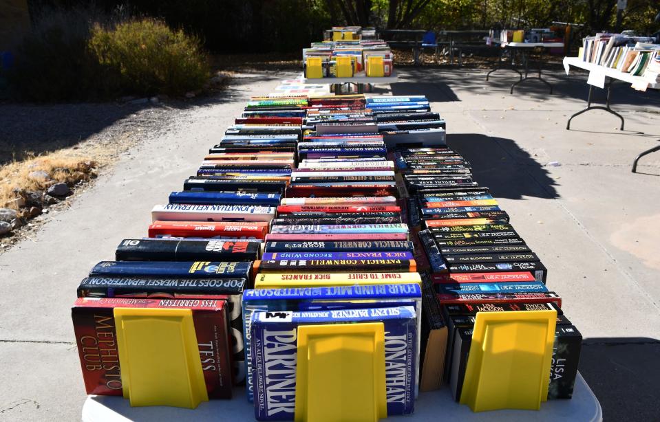 This year’s Glenwood Library book sale is exceptionally large —there’s something for just about everyone.