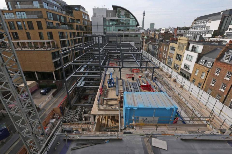 Noisy work: Development work has angered Berwick Street Market traders (NIGEL HOWARD ©)