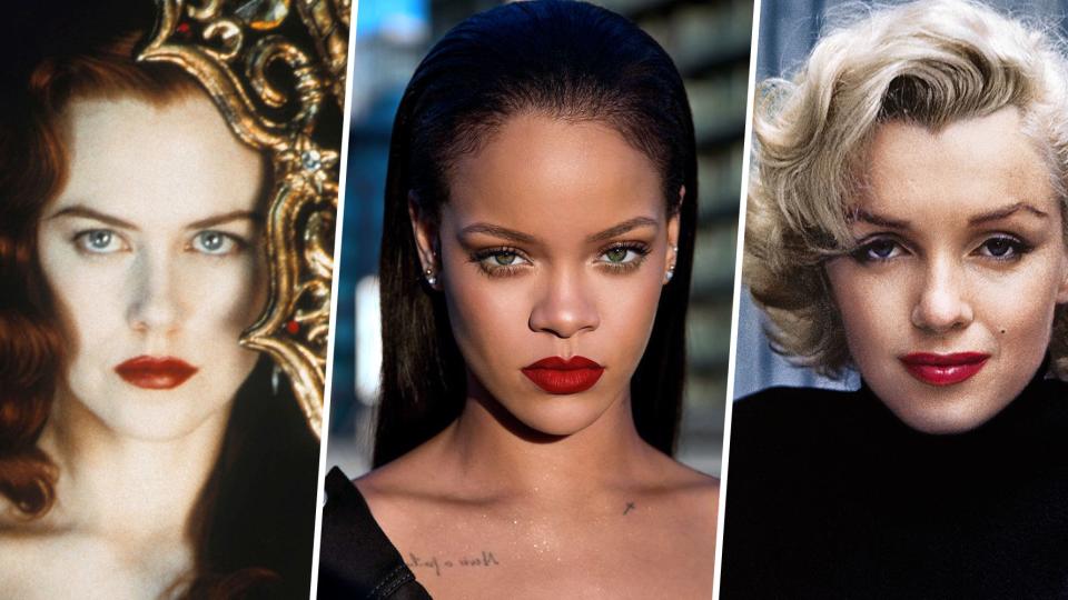 The Most Iconic Red Lip Moments of All Time