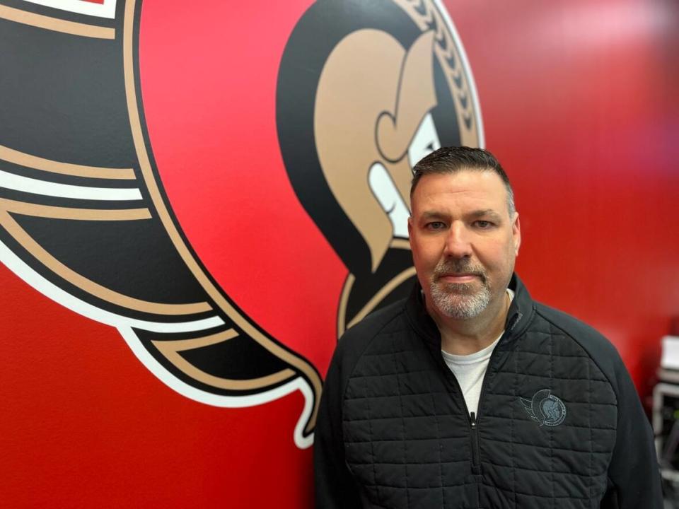 Ottawa Senators assistant coach Bob Jones opens up for the first time after his ALS diagnosis earlier this year. He says he has no plans to stop working.  (CBC News - image credit)