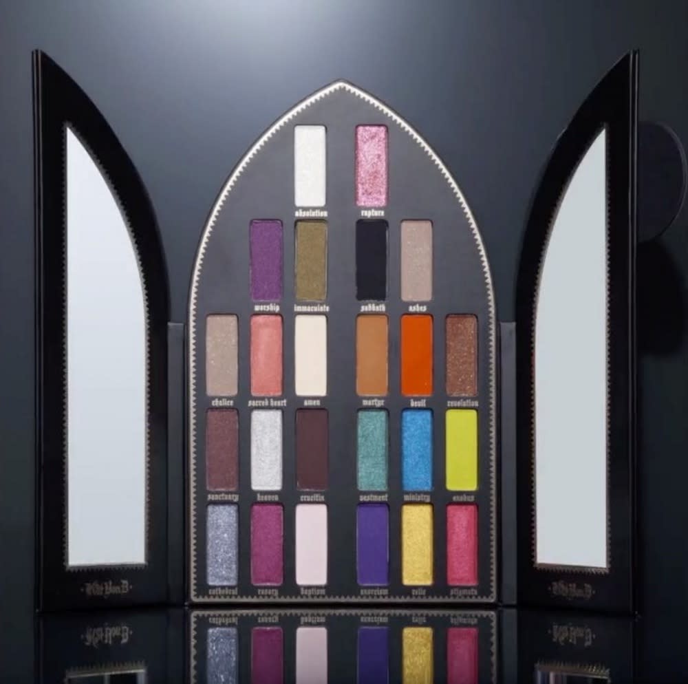 Kat Von D Beauty’s coveted Saint and Sinner eyeshadow palette just landed at Sephora