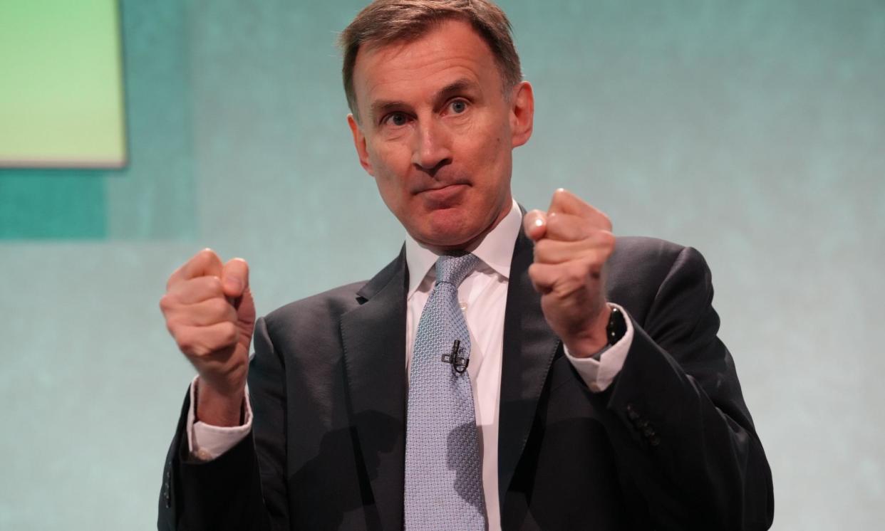 <span>Jeremy Hunt was emailed by Fujitsu’s Keith Dear requesting more information on their conversation about accessing technology funding.</span><span>Photograph: Maja Smiejkowska/PA</span>