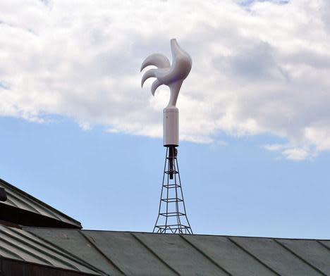 The Withervane on a rooftop