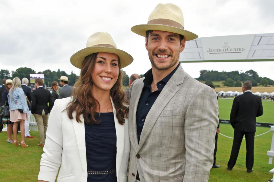 Polo Duo: Stuntwoman Lucy Cork and Superman actor Henry Cavill (image: Getty)