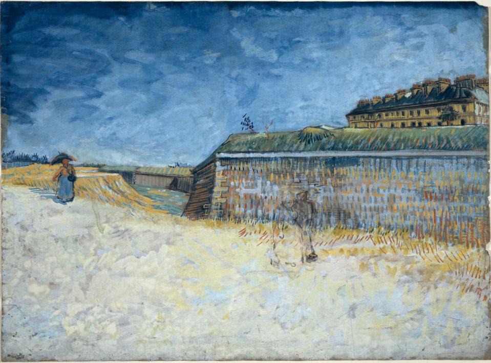 The Fortifications of Paris with Houses, 1887, by Vincent van Gogh (The Whitworth, The University of Manchester)