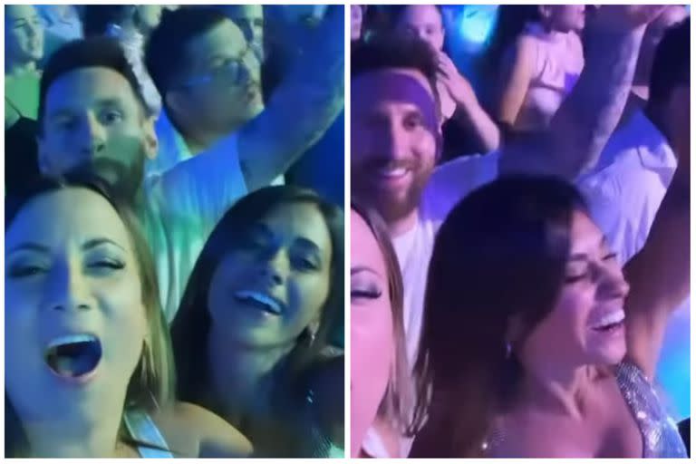 El alocado baile de Antonela Roccuzzo y Lionel Messi durante la fiesta de Fin de Año en Rosario