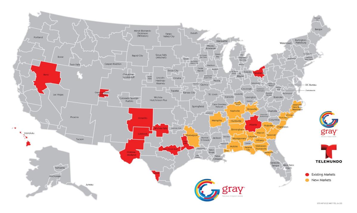 Gray and Telemundo Significantly Expand Affiliation Partnership