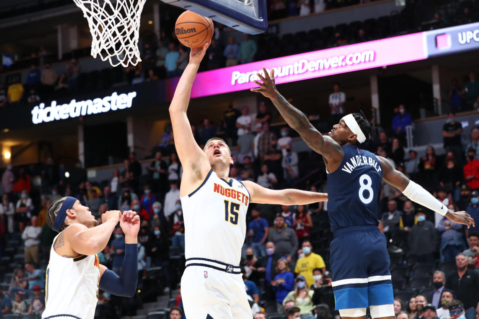 丹佛金塊當家中鋒Nikola Jokic。（Photo by C. Morgan Engel/Getty Images）