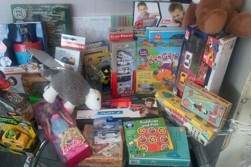 Toys donated to CAG by Inspired Magazine, making Christmas possible for a lot of families