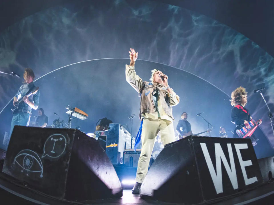 Auftritt von Arcade Fire in Madrid, Spanien im September 2022. - Copyright: Mariano Regidor/Redferns