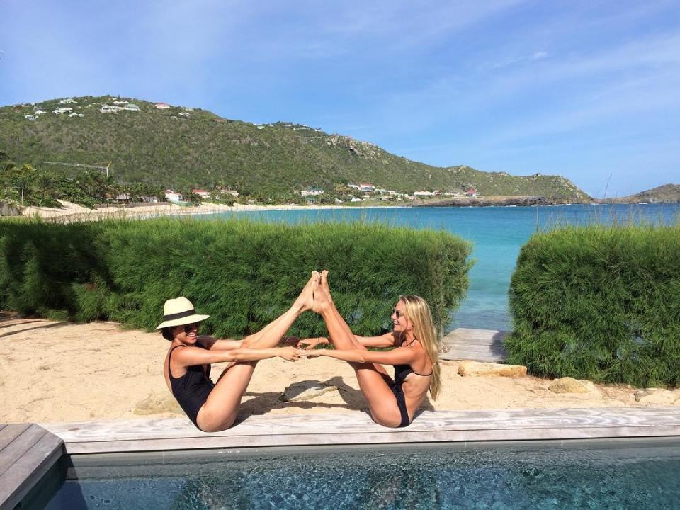 Meghan and Dorak on vacation (Instagram - @heatherdorak)