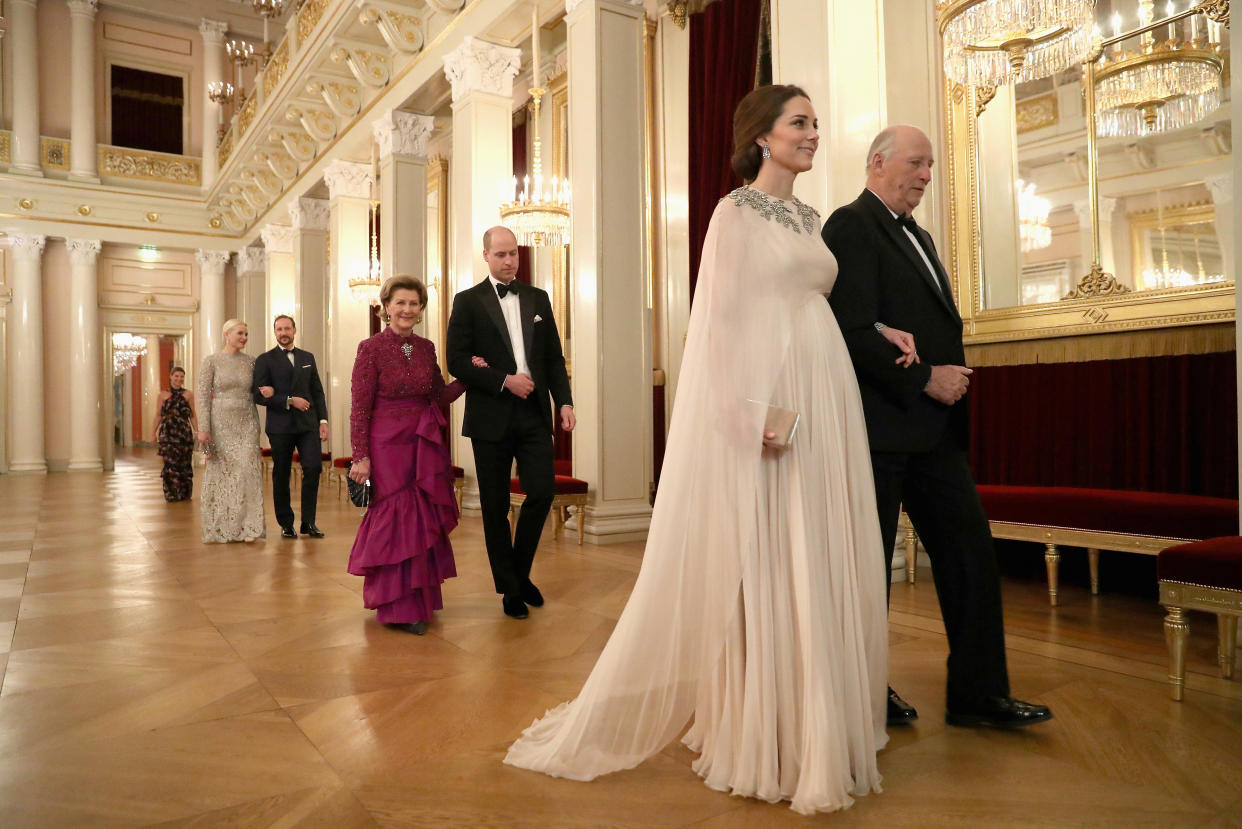 One of the Duchess of Cambridge's many gorgeous looks.&nbsp; (Photo: POOL New / Reuters)