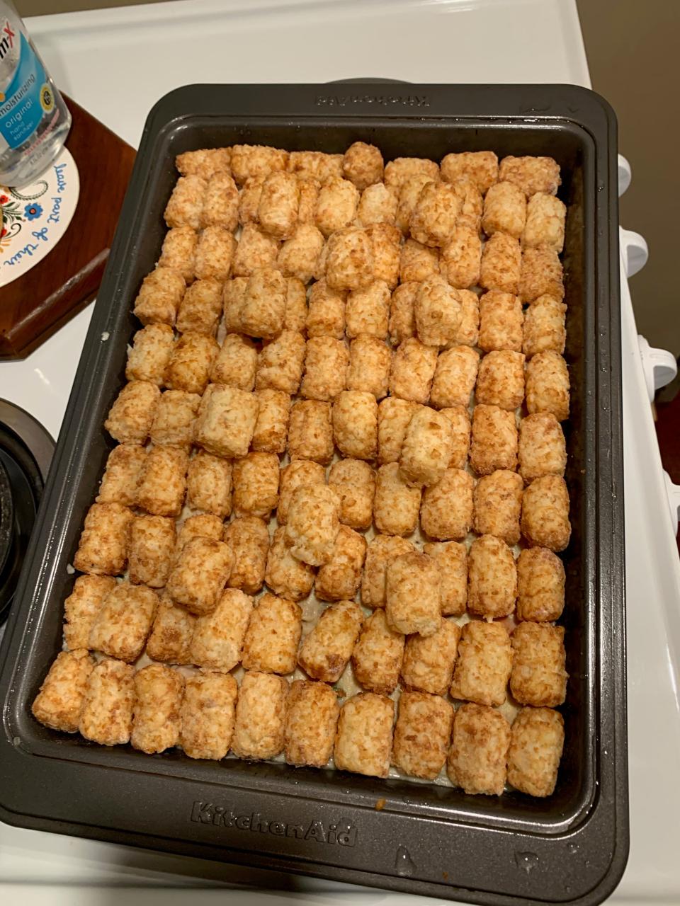 Tater tot hotdish is the flagship hotdish of the Midwest. Everyone knows how to make it, but this is my recipe.