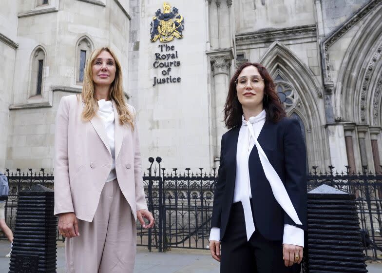 Goop legal action. EDITORIAL USE ONLY Nicole Daedone (left), the founder of wellness education company OneTaste and former OneTaste Sales Director, Rachel Cherwitz arrive at The Royal Courts of Justice ahead of High Court proceedings as Daedone, Cherwitz and OneTaste Inc sue the BBC for defamation and data protection breaches over its 2020 podcast The Orgasm Cult. Picture date: Thursday July 7, 2022. Photo credit should read: Ian West/PA Wire URN:67780831 (Press Association via AP Images)