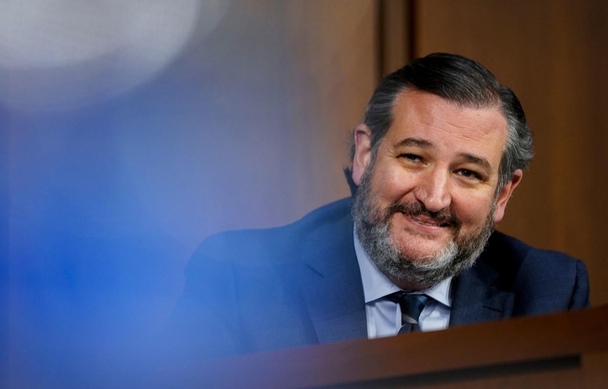 Sen. Ted Cruz, who now opposes the election reform bill, proposed the creation of a special federal commission to investigate the six states where Trump falsely claimed fraud had cost him the White House. (Photo: Drew Angerer/Pool via AP)