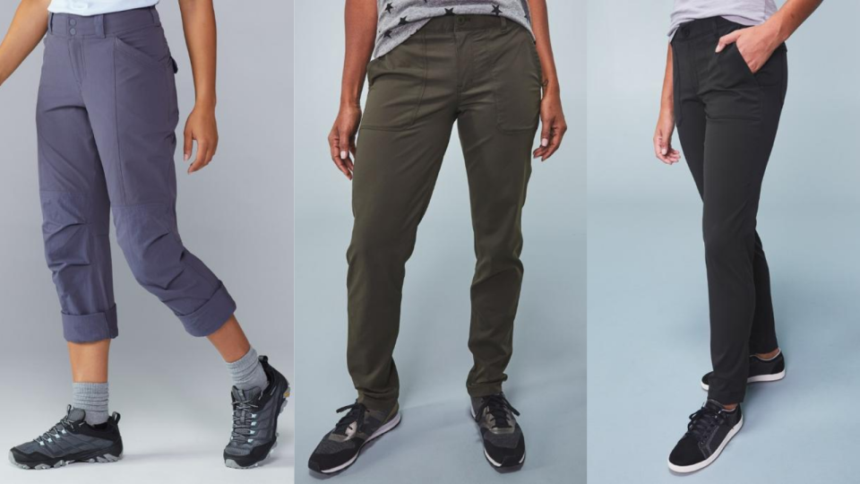 These are comfy and cute pants for all types of outdoor activities.