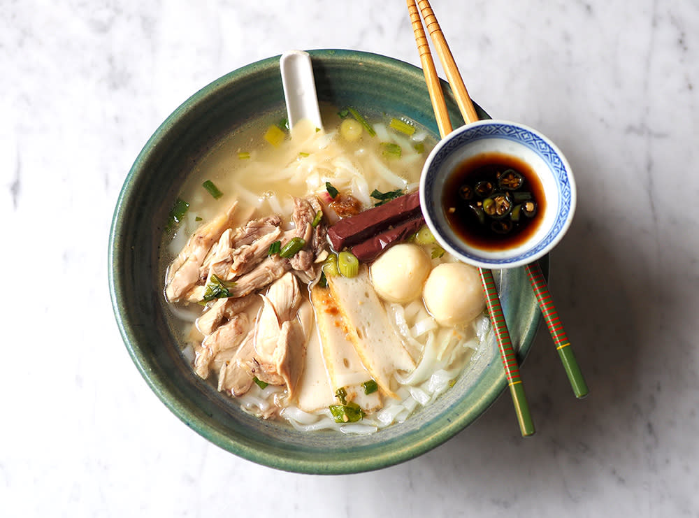 The 'kuey teow th'ng' is superb with its clear, sweet tasting broth that comforts the body especially on a rainy day. — Pictures by Lee Khang Yi