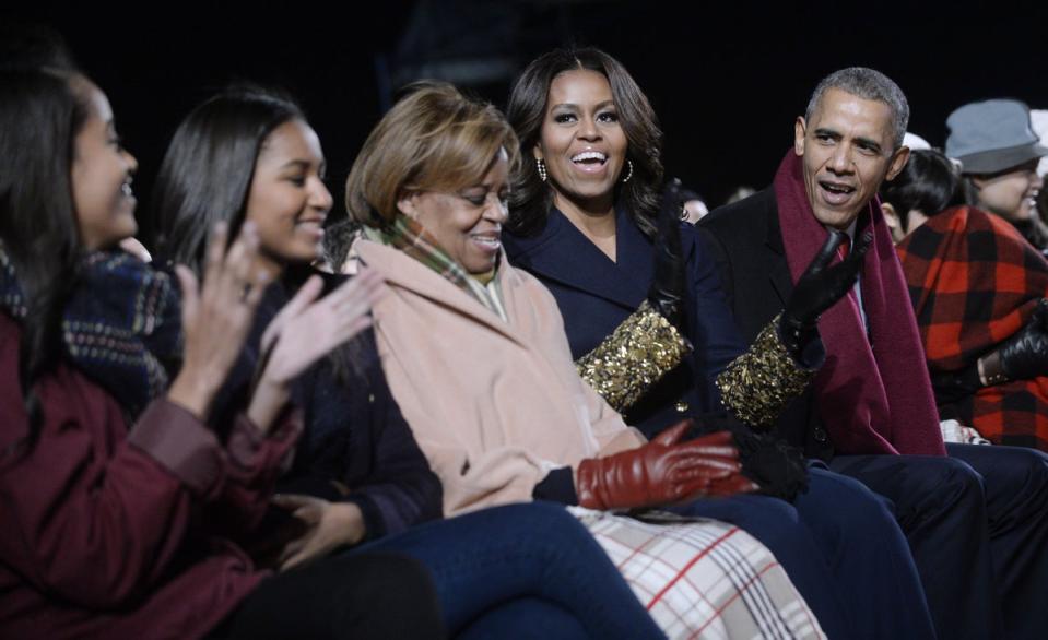 Marian Robinson joined the Obamas to live in the White House but tended to avoid the spotlight, her family said (Getty Images)