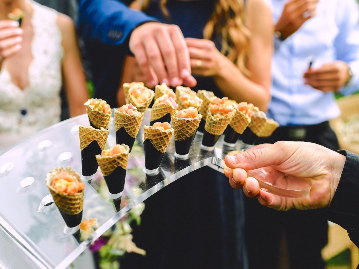 wedding food trend 2019