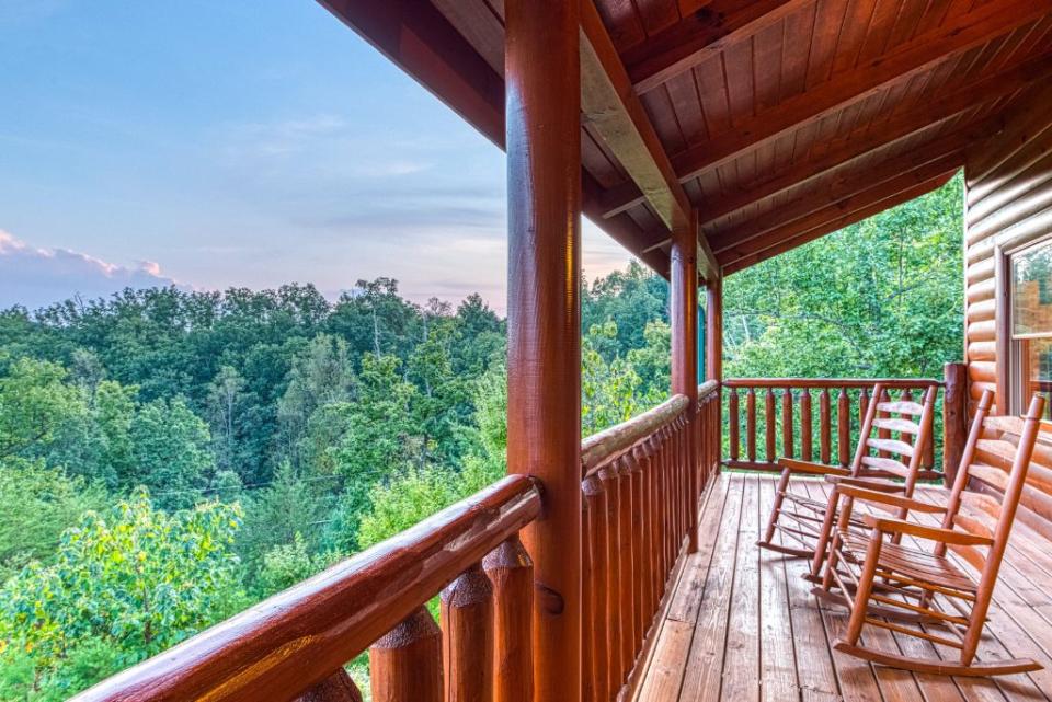 A mountain cabin in Sevierville, Tennessee, that's managed by Portland, Oregon-based property rental management company Vacasa. The company is putting new emphasis on its sales team to spur growth. Vacasa