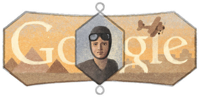 Egypt's <a href="https://www.google.com/doodles/lotfia-el-nadis-107th-birthday" target="_blank">first female pilot</a>, who became&nbsp;the first Egyptian woman to fly&nbsp;a plane from Cairo to Alexandria.